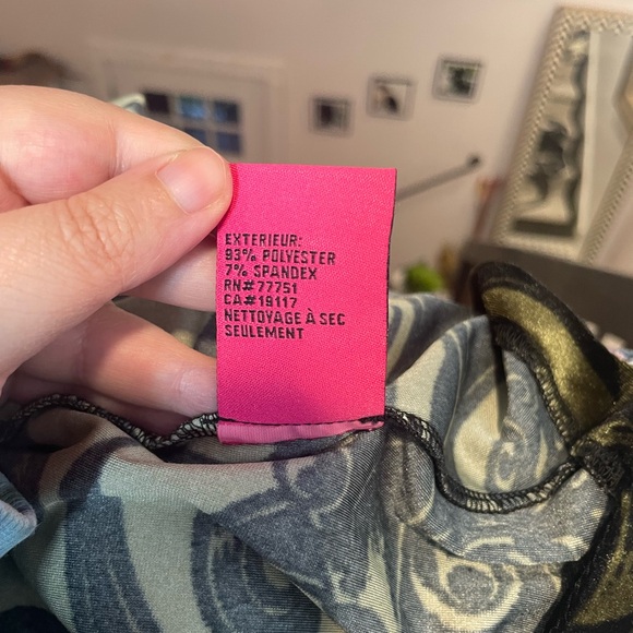 Betsey Johnson Black and Gold A-Line Mini Dress - Picture 6 of 6